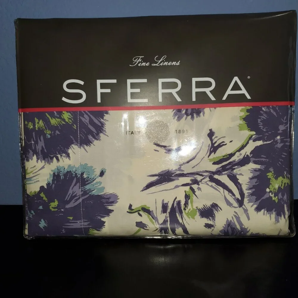 Full/Queen Duvet Cover by Designer Peter Som for Sferra, Chrysanthemum - NWT